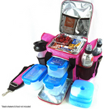 UNDENIABLE INSULATED COOLER LUNCH VANITY BAG PINK
