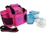 UNDENIABLE INSULATED COOLER LUNCH VANITY BAG PINK