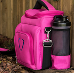 UNDENIABLE UPRIGHT INSULATED COOLER LUNCH VANITY BAG PINK
