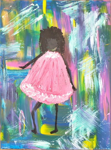 LYNN TUCKER ORIGINAL ART DANCING GIRL #2