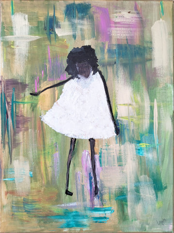 LYNN TUCKER ORIGINAL ART PRETTY GIRL