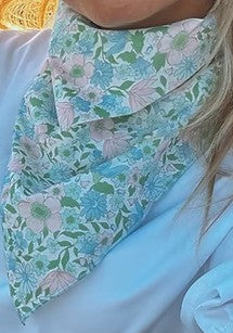 TREASURE CHEST CO SCARF - PINK FLORAL SCARF