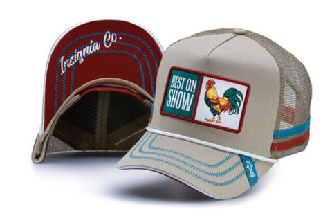 INSIGNIA TRUCKER HAT CAP - BEST ON SHOW - TAN