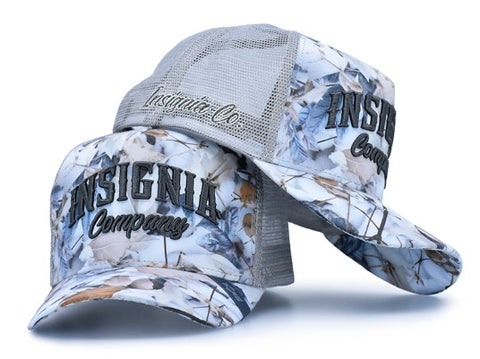 INSIGNIA TRUCKER HAT CAP - WINTER CAMO