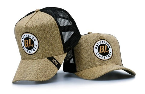 INSIGNIA TRUCKER HAT CAP - BATTALION LINEN