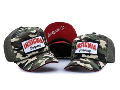 INSIGNIA TRUCKER HAT CAP - RED BUCK