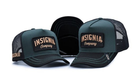INSIGNIA TRUCKER HAT CAP - INSIGNIA HUSTLER GREEN