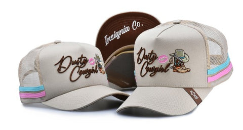 INSIGNIA TRUCKER HAT CAP - DUSTY COWGIRL