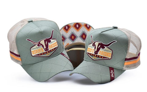 INSIGNIA TRUCKER HAT CAP - BORN & RAISED - SPINIFEX