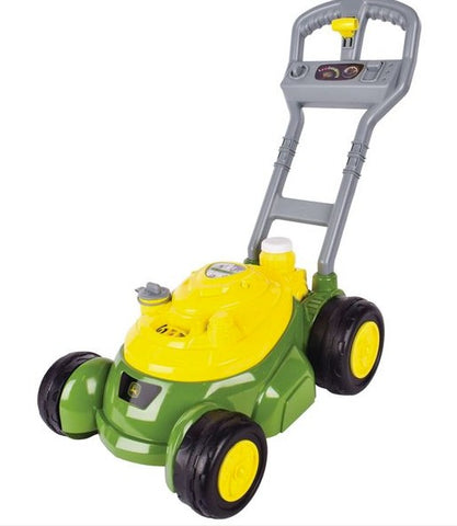 JOHN DEERE BUBBLE & GO LAWN MOWER COMBO