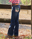 PURE WESTERN GIRLS BOOTCUT JEANS ZOE [SZ:4]