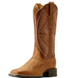 ARIAT WOMENS BOOT - ROUND UP RUIDOSO - PEARL BURNISHED CHESTNUT - 10051066 [SZ:8]