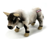 BIG COUNTRY TOYS - PBR BULL - PLUSH GREY 14" - BC610