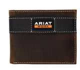 ARIAT BI-FOLD WALLET - WORK WALLET BROWN - A3400202