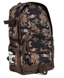 TIN HAUL BACKPACK BROWN WESTERN SCENE - 10-099-0070-0126 BR