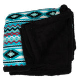 ROPER THROW RUG - AZTEC TURQUOISE - 30-106-355-6503