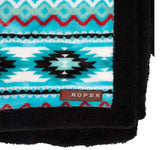 ROPER THROW RUG - AZTEC TURQUOISE - 30-106-355-6503