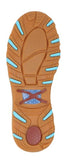 TWISTED X WOMENS MOCS CELLSTRETCH SLIP ON BROWN MULTI CACTUS - TCWXC0066 [SZ:7.5]