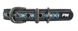 DOG COLLAR  - COSMO DOG COLLAR - PURE WESTERN - P5S2947CLR - BLUE [SZ:M]