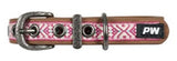 DOG COLLAR  - COSMO DOG COLLAR - PURE WESTERN - P5S2947CLR - PINK [SZ:XL]