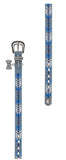 DOG COLLAR  - KAIRA DOG COLLAR - PURE WESTERN - P6W2965CLR - BLUE [SZ:XS]