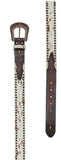 PURE WESTERN LADIES BELT - AYESHA - TAN / NATURAL HIDE- P6W2938BLT CS5 [SZ:XL]