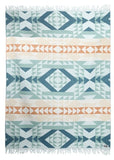 PURE WESTERN THROW RUG - SIENNA - MULTI COLOUR - P6W2976RUG