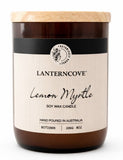 LANTERNCOVE CANDLES - BOTANICALS 8oz GLASS - LEMON MYRTLE 