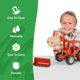 BIG COUNTRY TOYS - TRACTOR & IMPLEMENTS RED - 459R