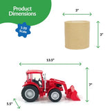 BIG COUNTRY TOYS - TRACTOR & IMPLEMENTS RED - 459R