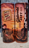 FULLER CREATIONS - TUMBLER - EIDSVOLD COWGIRL DESIGN