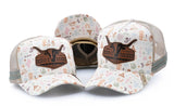 INSIGNIA TRUCKER HAT CAP - BORN & RAISED "PONY UP" 