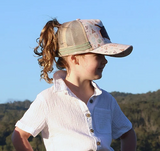 INSIGNIA TRUCKER HAT CAP - BORN & RAISED "PONY UP" 