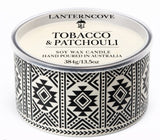 LANTERNCOVE CANDLES - BRIC-A-BRAC - CERAMIC DISH 384g - TOBACCO & PATCHOULI