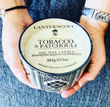 LANTERNCOVE CANDLES - BRIC-A-BRAC - CERAMIC DISH 384g - TOBACCO & PATCHOULI