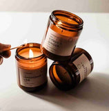 LANTERNCOVE CANDLES - GLO - GLASS JAR TIN LID 212g - COCOA & TOBACCO