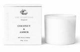 LANTERNCOVE CANDLES - HAMPTONS - WHITE BOXED 350g - COCONUT & AMBER