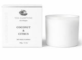 LANTERNCOVE CANDLES - HAMPTONS - WHITE BOXED 350g - COCONUT & CITRUS