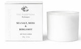 LANTERNCOVE CANDLES - HAMPTONS - WHITE BOXED 350g - SEA SALT MOSS & BERGAMOT