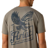 ARIAT MENS TEE SHIRT - PAINTRIOT - SMOKED PEARL - 10071193 [SZ:S]