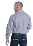 JC MENS AUSTIN LONG SLEEVE FULL BUTTON PRINT WORKSHIRT - GREY WHITE BLACK PLAID - MWLS2613 [SZ:M]