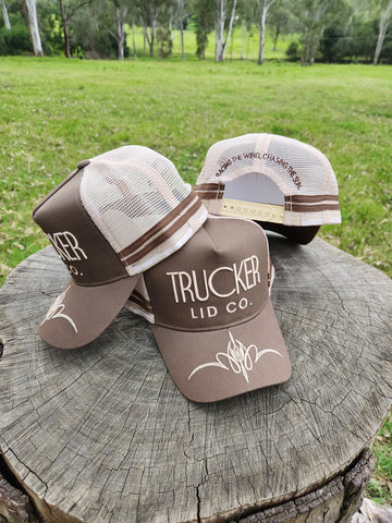 TRUCKER LID THE CLASSIC BROWN FRONT & BRIM