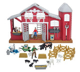 BIG COUNTRY TOYS - DAIRY BARN PLAYSET - 38 PIECE- 506