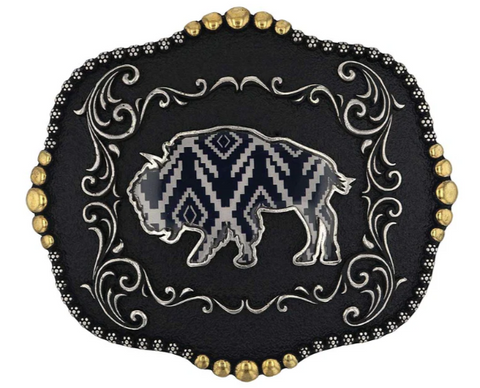 MONTANA ATTITUDE BUCKLE BISON A989S