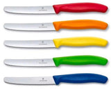 VICTORINOX STEAK KNIFE - YELLOW