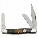 RITE EDGE POCKET KNIFE STOCKMAN 3 BLADE 4" BROWN PEARL HANDLE 210971BK 