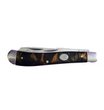 RITE EDGE POCKET KNIFE STOCKMAN 3 BLADE 4" BROWN PEARL HANDLE 210971BK 