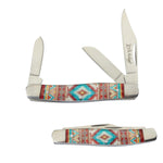 ELK RIDGE POCKET KNIFE STOCKMAN 3 BLADE APACHE ORANGE ER42453OR 