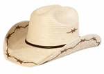 SUNBODY HAT KIDS CATTLEMAN GUATAMALAN PALM BARBED WIRE [SZ:OS]