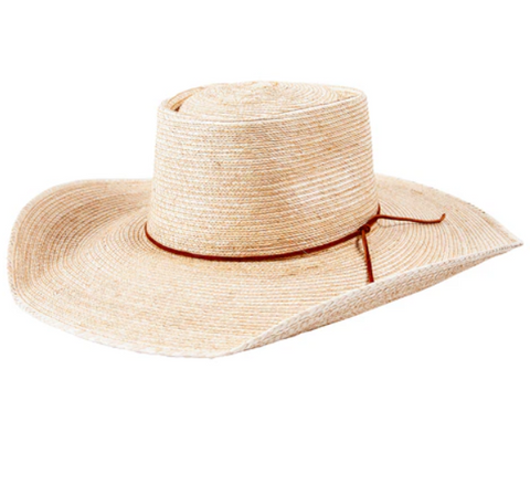 SUNBODY HAT - REATA 3 - 4.5" BRIM  - OAK [SZ:53]